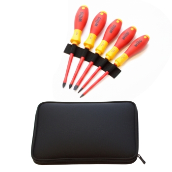 Wiha Schraubendreher Set VDE inkl. Werkzeugmappe - Wiha Schraubenzieher Set